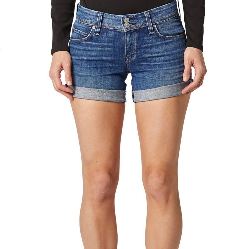 NWT $145 Hudson | Croxley | Mid-Thigh Shorts in Icon Wash | Standard 24